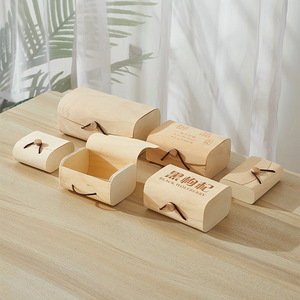 Embalaje de regalo estético Cajas Corteza cuadradas de <span class=keywords><strong>madera</strong></span> de abedul natural Té Botellas de crema de vino tinto Pino para uso de tecnología de almacenamiento - Product Image 3