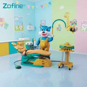 <strong>Children</strong> <strong>Dental</strong> <strong>Chair</strong> Electric Zofine Z19C PU Material Class I CCC Certified with Armrest 1 Year Warranty - Product Image 1
