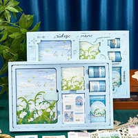 Boîte-cadeau de journal créatif à faire soi-même, ensemble de carnets personnalisés, ensembles de cadeaux de papeterie mignons, kit de journal de scrapbooking