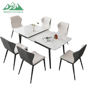 Ensemble de salle à manger de haute qualité Wayon, design d'intérieur, <span class=keywords><strong>table</strong></span> <span class=keywords><strong>et</strong></span> chaises multifonctionnelles pour salle à manger de villa - Product Image 4