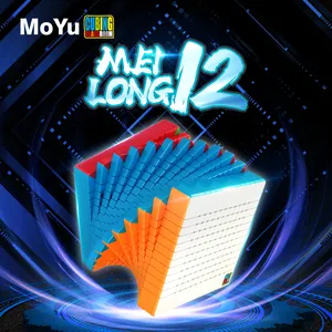 MOYU Meilong 12x12 puzzle cube magique de vitesse sans autocollant, jouets éducatifs, nouveau design