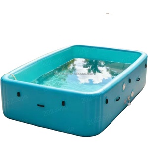 Piscine gonflable rectangulaire de grande taille pour toute la famille, avec technologie Drop Stitch, pour enfants et adultes, idéale pour <span class=keywords><strong>les</strong></span> fêtes d'été en jardin - Product Image 5