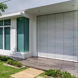 External Blinds Exterior Aluminum Venetian Blinds Motor Remote Control Outdoor Window Blinds