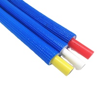 Europe AENOR Tuyaux d'isolation Pex Al Pex multicouche 16mm de couleur bleue et rouge pour l'eau chaude