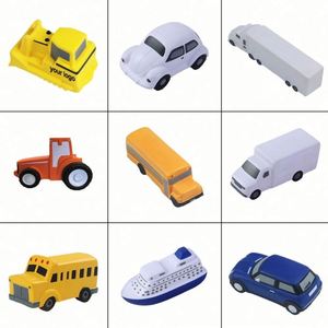 Popular Custom PU Foam Logistics Truck Stress Ball Antistress Squeeze <b>Fidget</b> Toy Anxiety Relief Printing Logo - Product Image 2