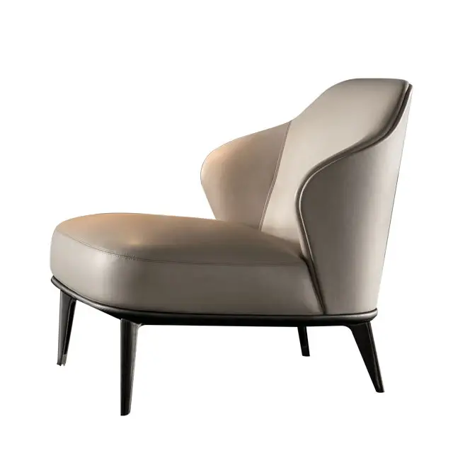 Современная мебель для дома, роскошный кожаный стул для отдыха, высококачественный диван-стул, бархатные стулья для гостиной