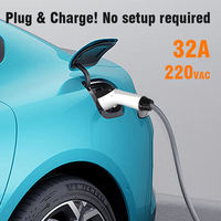 Nouveau câble de charge pour véhicules électriques 7 kW 10 m monophasé Type 2 vers Type 1 avec câble long pour voitures électriques