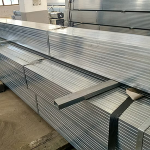 Profilés carrés galvanisés S355j0 2X2 en acier au carbone de calibre 14 pour structure de abri - Product Image 1