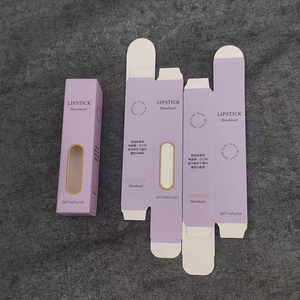 Boîtes d'emballage <span class=keywords><strong>en</strong></span> papier pour <span class=keywords><strong>lentilles</strong></span> de contact et gloss à lèvres, avec logo gaufré, pelliculage mat et fenêtre de présentation, vente <span class=keywords><strong>en</strong></span> gros - Product Image 5