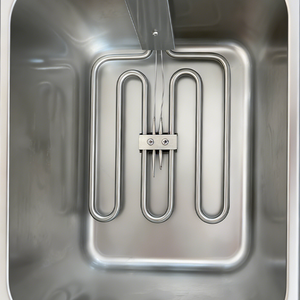 Friteuse professionnelle double cuve Ruihong Electric en acier inoxydable 304 avec minuterie, certifiée CE RoHS FCC, pour comptoir de restauration - Promotion - Product Image 5