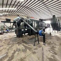 Petit four de carbonisation continu pour biochar, machine de production de charbon de biomasse, machine de fabrication de briquettes de charbon de bois