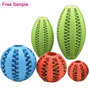 Food Treat Feeder Chew Tooth for Pet Dogs Puppy Cat Nontoxic Bite Resistant Toy Ball Dog Toy Ball