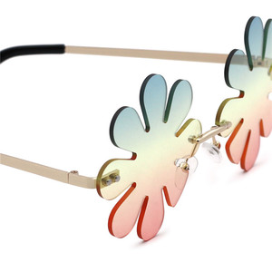 VIFF HM21395 Eight-leaf Clover Rimless High Quality Funny <strong>Party</strong> Shade <strong>Glasses</strong> - Product Image 6