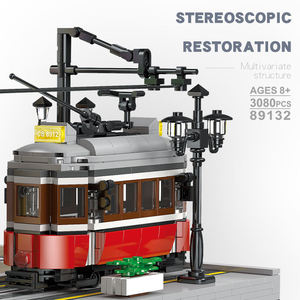JIESTAR TOYS 3080 Pezzi Blocchi da Costruzione Educativi in Plastica ABS, Modello della Stazione Ferroviaria di Lisbona a Due Piani, Edifici Moderni per Bambini - Product Image 4