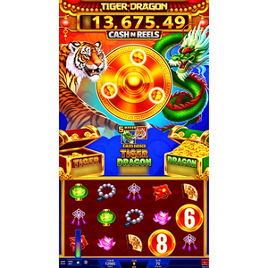 QIQU Tiger and Dragon Cash on Reels บอร์ด PCB อาร์เคดแบบใหม่ของอเมริกา รองรับจอแสดงผล 4K เกมฝึกทักษะสำหรับเครื่องเกมหน้าจอแนวตั้ง - Product Image 1