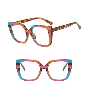 2026 New Square Glasses Frame Colorful Square Optical Glasses Spectacles Blue Light Blocking <b>Eyewear</b> Eyeglasses Frame - Product Image 5