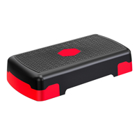 Plataforma de Ejercicios Ajustable Skyhope-D, Pedales de Fitness de PP, Plataforma de Step Aeróbico para Gimnasio