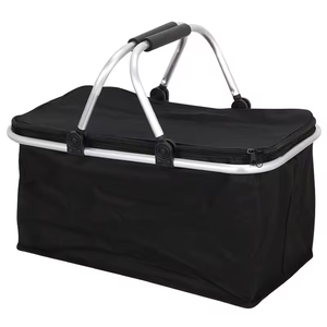 Tùy chỉnh khung nhôm 600D cách điện dã ngoại mua sắm Giỏ ráp Túi lạnh - Product Image 5