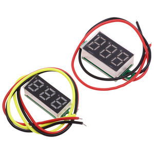 0.28 Inch 0.36 Dc 0-100V 2 Lijn 3 Draad <span class=keywords><strong>Mini</strong></span> Gauge Voltage Meter <span class=keywords><strong>Voltmeter</strong></span> Hoofd Led Display digitale Panel Meter Detector Gereedschappen - Product Image 3