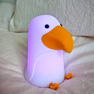 Lámpara <span class=keywords><strong>de</strong></span> Noche LED <span class=keywords><strong>de</strong></span> Escritorio con Forma <span class=keywords><strong>de</strong></span> Tucán, Personalizable, Recargable, Pequeña, <span class=keywords><strong>de</strong></span> Silicona, Linda, Regulable, con Luz Blanca Cálida y 7 <span class=keywords><strong>Colores</strong></span> - Product Image 5