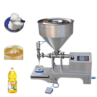 Machines de remplissage semi-automatiques à tête unique pour liquides, shampooing, cosmétiques, visqueux, épais, bouteilles, huile, miel, pesage et remplissage