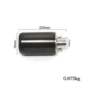 Tuyau d'échappement singe <span class=keywords><strong>Dax</strong></span> vélo ATV Scooter silencieux Motocross Dirt Pit silencieux pour Yamaha yz125 yz85 yz250f yz450f r6 250cc 150cc - Product Image 2