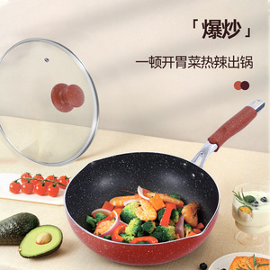 Takag Maifan Stone Fry Pan 28cm Nonstick Flat Bottom For Gas And Induction Cooking - Product Image 1