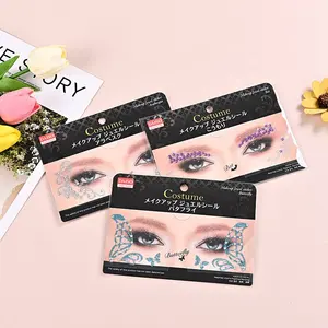 custom face sticker good quality makeup stickers for girls