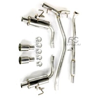 Échappement sport personnalisé Catback pour Honda Civic 11ème génération FE1 FL1 1.5T, tuyaux d'échappement et silencieux en acier inoxydable SS304, amélioration acoustique