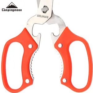 Outdoor Camping Multifunctional Scissors Stainless Steel Professional Kitchen Scissors Detachable Kitchen Scissors