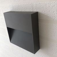 Marchepieds d'escalier LED montés en surface pour extérieur 6W Lampe d'angle Lampe murale encastrée étanche en aluminium
