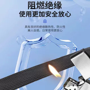 Gaine tressée en nylon ignifuge JIAF pour la protection des câbles électriques et le blindage des conduites - Product Image 4