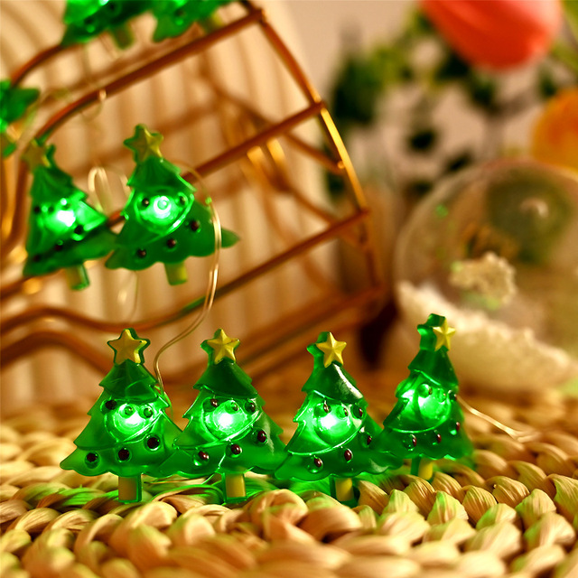 New Trending 2M 5M Christmas Tree String Lights Green LED USB Plug Battery-powered IP44 Waterproof Indoor Outdoor Home Decor