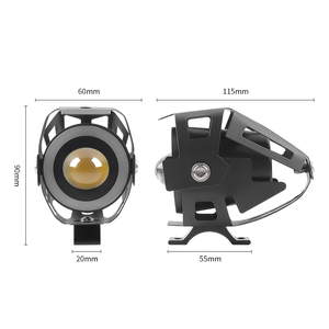 Motorcycle <span class=keywords><strong>LED</strong></span> motosiklet far melek gözler yardımcı sürüş lambası evrensel motosiklet sis lambası ek spot <span class=keywords><strong>LED</strong></span> far - Product Image 2