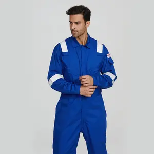 Mono DE TRABAJO Fr Workwear resistente al fuego Nomex Hi Vis con cinta reflectante de seguridad ignífuga