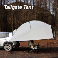 Tente de hayon de camion portable imperméable, abri solaire, bâche, camping, randonnée, auvent de voiture extérieur, tente de camionnette