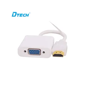 Dtech HDMI Nam để VGA Nữ Cáp video chuyển đổi Adapter Adapter đầu vào HDMI đầu ra VGA