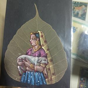 Pintura Decorativa de Hojas sobre Lienzo con Detalles Hechos a Mano para Decoración de Paredes, Diseñadores de Interiores, Tiendas y Suministro al por Mayor - Product Image 2