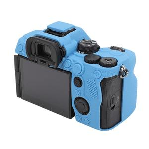 Funda Protectora de Silicona con Textura de Lichi para Cámara <span class=keywords><strong>Sony</strong></span> <span class=keywords><strong>Alpha</strong></span> 7V ILCE 7M5, Resistente a Impactos - Product Image 2
