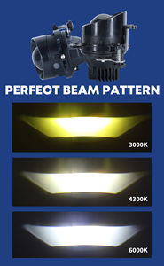 गुड जूम 3 इंच 3 कोलर एलईडी कोहरे के लैंप 12 वी कार इंजन के लिए कोहरे लाइट 24 वी कार 6000k/3000k/4300k 60 w/जोड़ी - Product Image 2