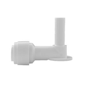 Adaptador rápido para purificador de agua, conector universal de 2 puntos a 2 puntos, tipo codo en forma de L, para conexión de tuberías de máquinas de agua pura - Product Image 1