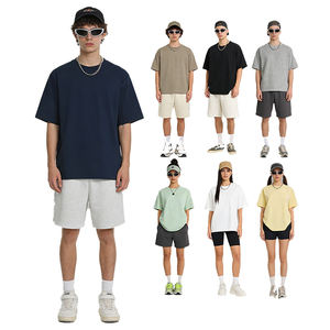 Camiseta Gráfica Personalizada de Estilo Urbano, de Alta Calidad, Hombros Caídos, 100% Algodón, Corte Cuadrado, Manga Corta - Product Image 2