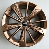 1 pièce, jante en alliage forgé, 15-26 pouces, face usinée noire, 5 trous, jantes de voiture personnalisées, Y000