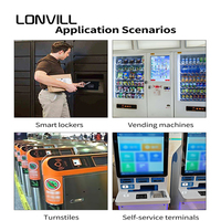 LONVILL Module de lecteur de codes-barres Rs485 intégré Scanner de codes-barres à code Qr intégré à longue portée