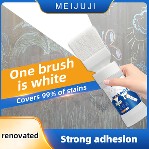 Petite bouteille de peinture murale <span class=keywords><strong>blanche</strong></span> au pinceau pour les taches et les graffitis Revêtement mural blanc Pâte de réparation murale écologique pour usage domestique - Product Image 3