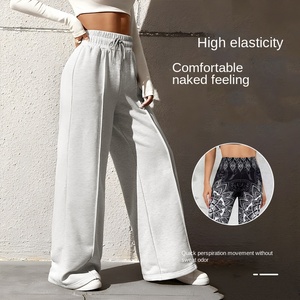 <span class=keywords><strong>Pantaloni</strong></span> Jogger Casual da Donna Taglie Forti, <span class=keywords><strong>Vita</strong></span> Alta Elastica, Lavaggio Effetto Usurato, Traspiranti, Gamba Dritta, Vestibilità Ampia e Oversize - Product Image 4
