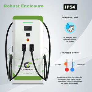 Новый 120 кВт двойной пистолет DC станция быстрой зарядки CCS2 + GB/T Ocpp1.6 совместим с <span class=keywords><strong>CMS</strong></span> для автобуса - Product Image 3