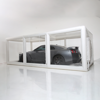 Abri de stationnement portable et étanche pour voiture, type capsule, avec cadre hermétique, tente de garage gonflable, cabine de peinture automobile