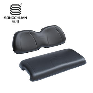 CIUBCAR Siège de golf noir à texture gaufrée, base en bois, dossier gainé de plastique, du fabricant d'origine, modèle Pioneer - Product Image 2