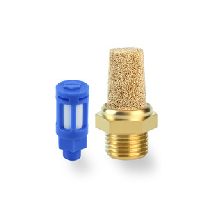 ตัวเก็บเสียงลมนิวเมติก Pneulead รุ่น BSL-01 02 03 ทำจากทองเหลือง สำหรับเครื่องอัดอากาศ - Product Image 1